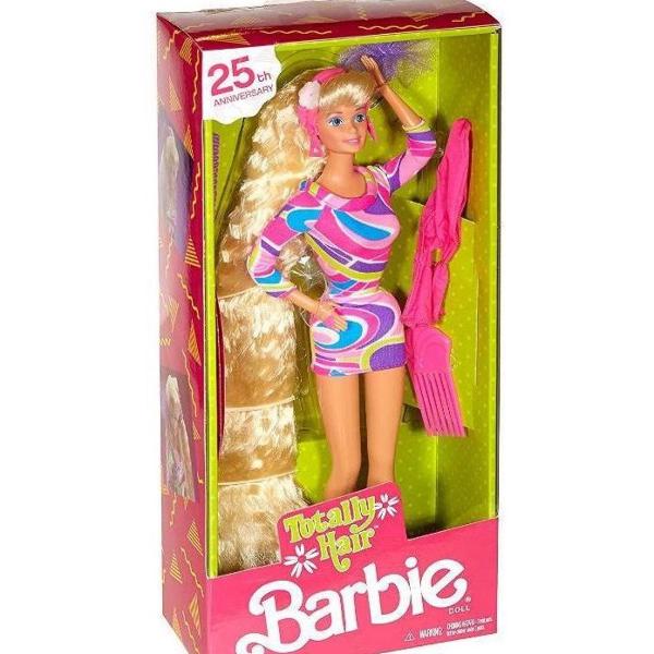 totally hair 25th anniversary barbie doll