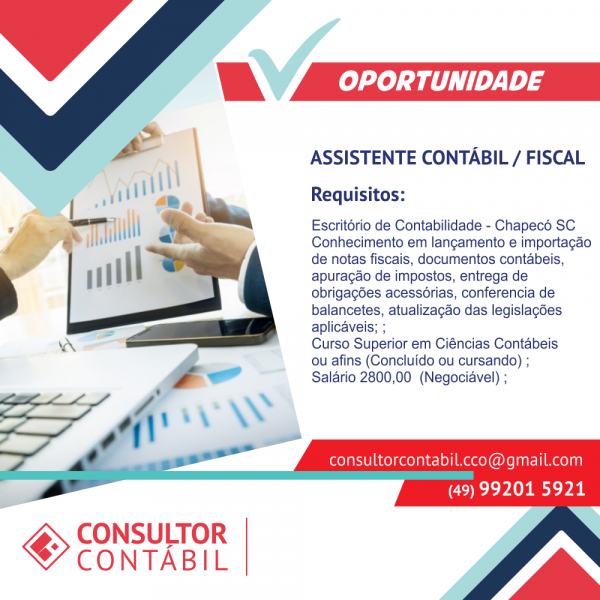 ASSISTENTE CONTÁBIL / FISCAL