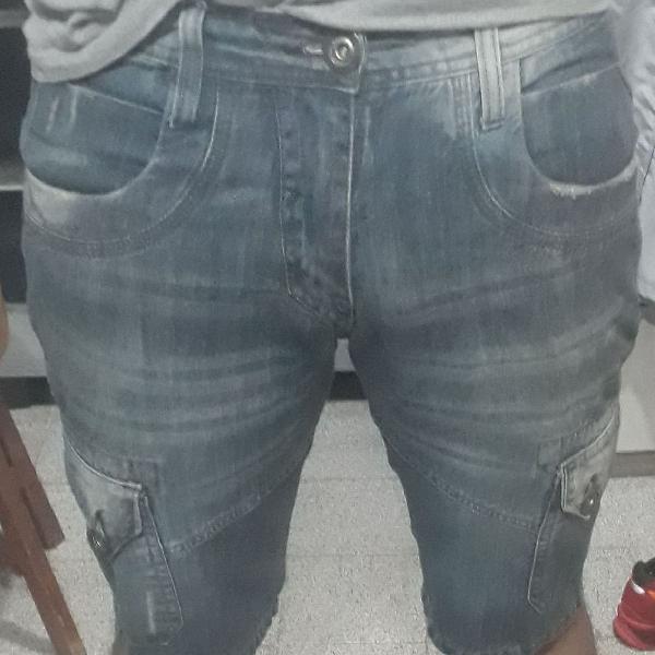 Bermuda jeans, marca All Denim, tamanho 38