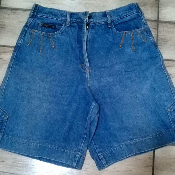 Bermuda jeans modelo antigo