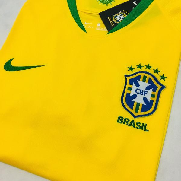 Camisa Brasil 2018 Home (Tam GG) PRONTA ENTREGA