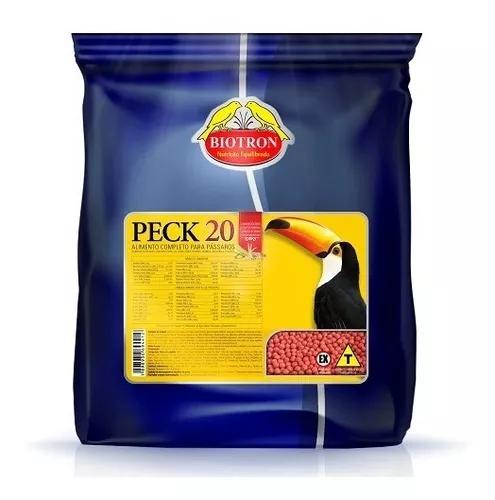 Kit 2 Peck 20 5kg - Ração Para Tucanos & Araçaris Biotron