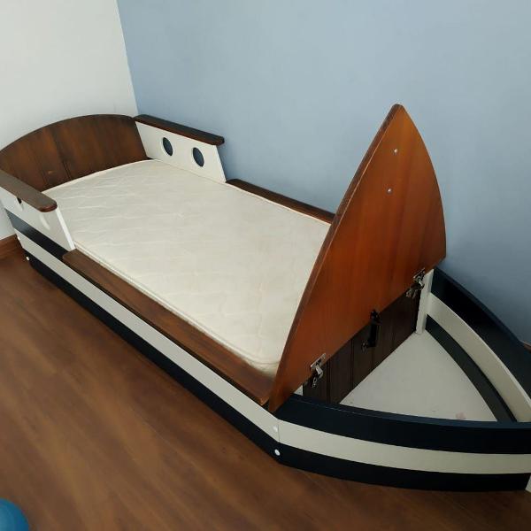 cama infantil - modelo barco