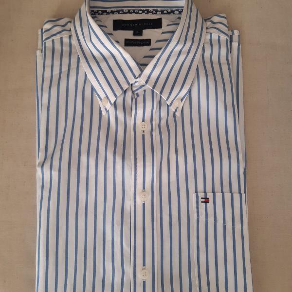 camisa clássica masculina tommy hilfiger