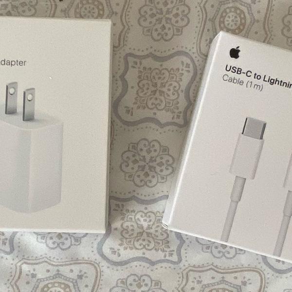 carregador usb-c apple - novo - lacrado - eua