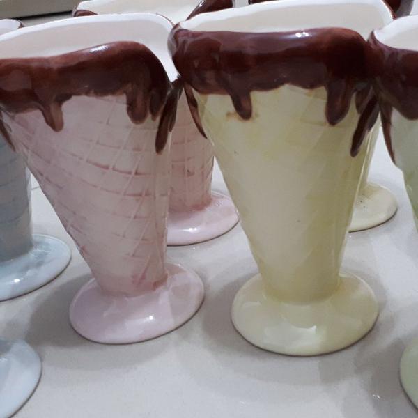 kit taças em cerâmica importada