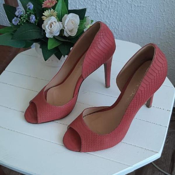 peep toe rosa barbie - luiza barcelos