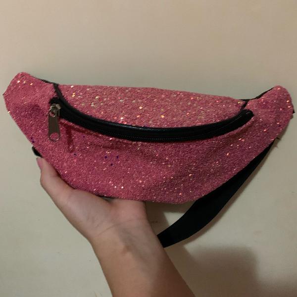 pochete cor-de-rosa
