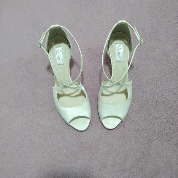 sandália de noiva durval calçados