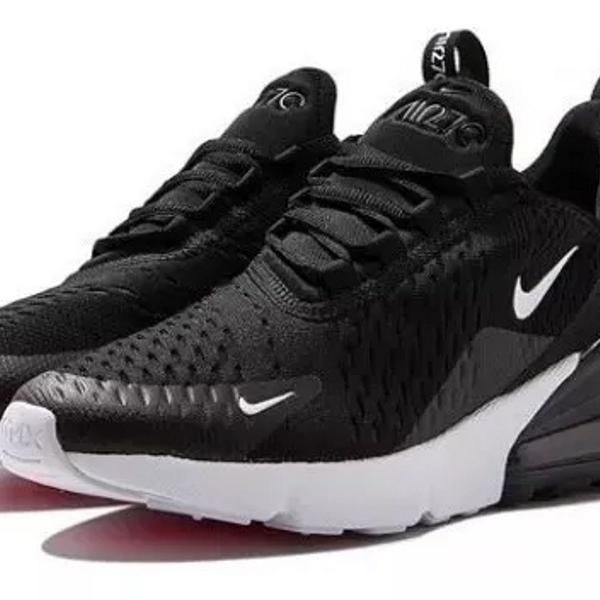 tenis nike air max masculino preto branco 40 + brinde