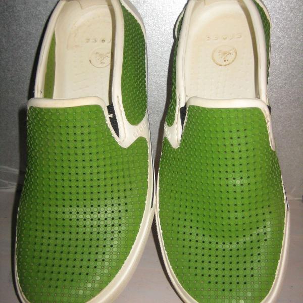 tênis crocs citilane roka verde 38