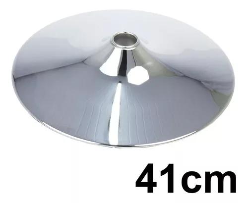 Base Disco Cromada 41cm Para Banquetas, Cadeiras, Poltronas