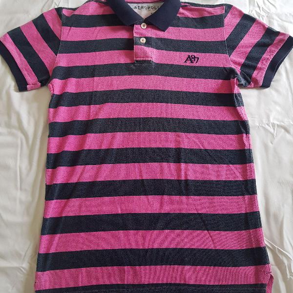 Blusa polo listrada Aeropostale original