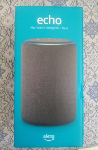 Caixa de Som Echo (3ª geração) Smart Speaker com Alexa