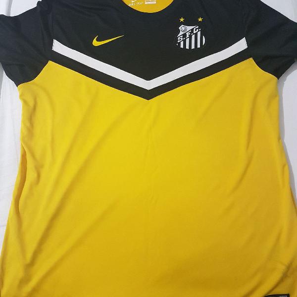 Camisa Nike Santos III 2014 s/nº - Amarelo e Preto