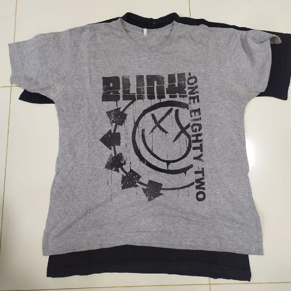 Camiseta blink-182 Cinza M