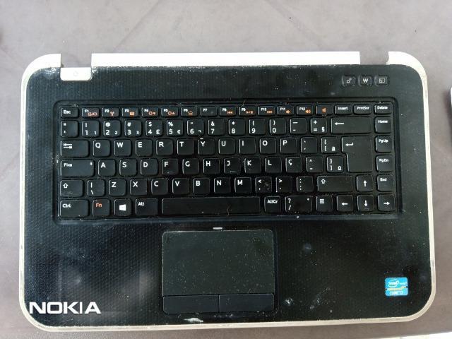 Carcaça com teclado de notebook Dell