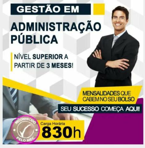 Curso Superior a partir de 3 meses. Termina hoje a