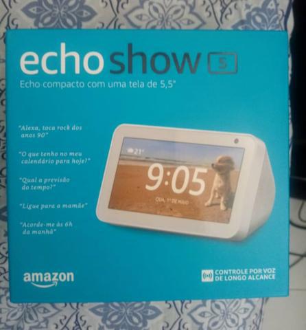 Echo Show 5 Caixa de Som Smart Speaker Alexa Tela de 5,5"