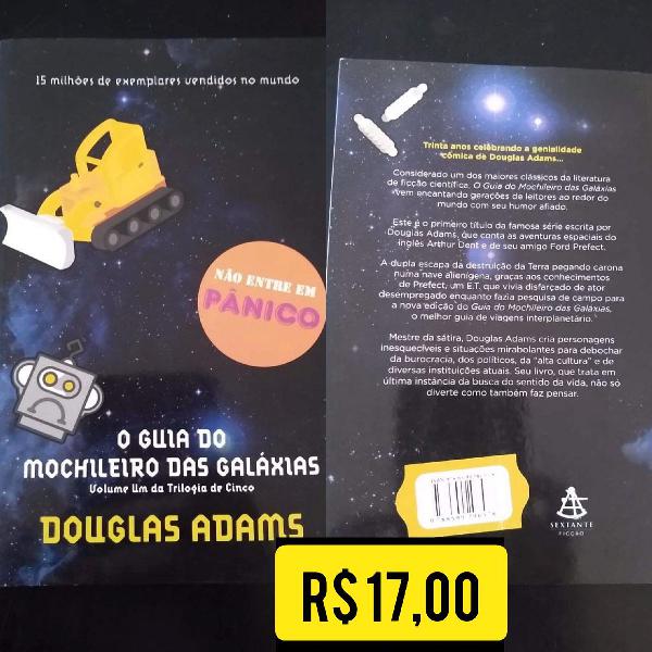 Livro O GUIA DO MOCHILEIRO DAS GALÁXIAS - DOUGLAS ADAMS