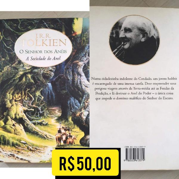Livro O SENHOR DOS ANÉIS (A SOCIEDADE DO ANEL) - J. R. R.
