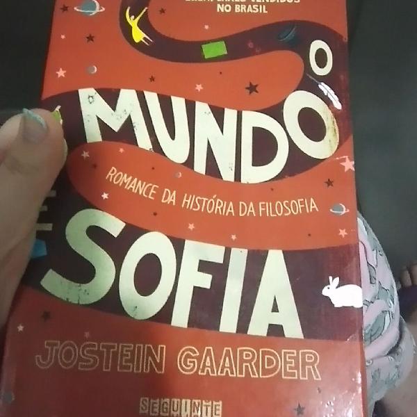 Livro "O mundo de Sofia"