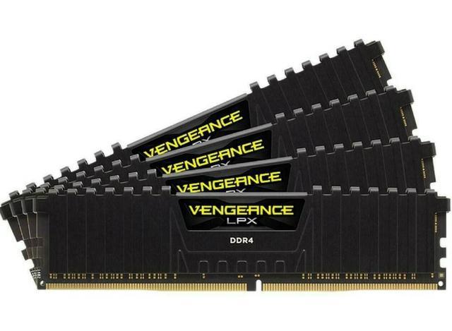 Memória DDR4 16GB (4x4GB), 3000Hz, DDR4, C16, Preto -