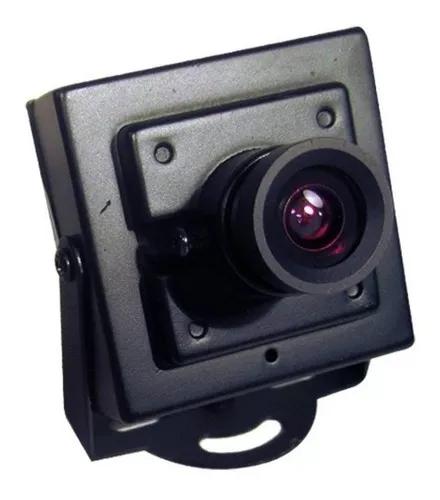 Mini Câmera De Segurança Ccd 420 Linhas 1/4- Lente 3.6