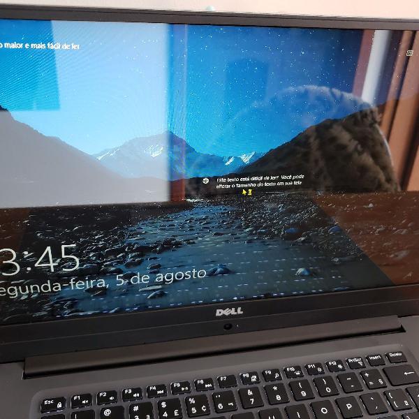 Notebook Dell Core i7-7500U 16GB Tela Full HD 15.6 - Windows