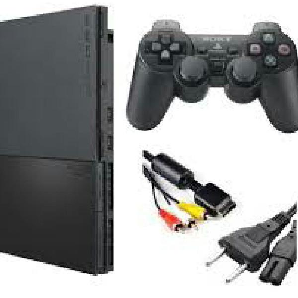 PlayStation 2 e Volante Gamer
