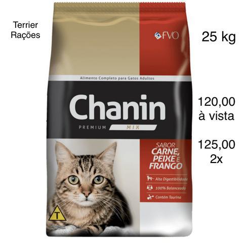 Ração Chanin Mix Carne, Peixe e Frango 25 kg