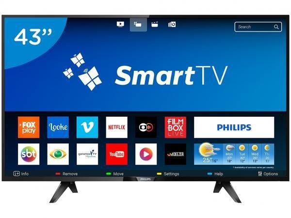 Smart Tv Philips 43" Full HD Netflix Youtube