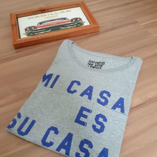 T-shirts Masculina Mi Casa Su Casa