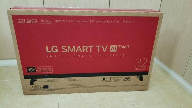 Tv Lg Led Hd 32 polegadas 32LM625BPSB na caixa