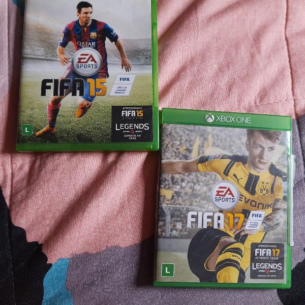 Xbox One Fifa 2017 e Fifa 2015 - Original