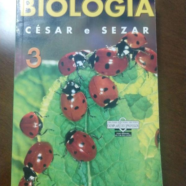 biologia volume 3 /Cesar e Sezar, livro do professor,