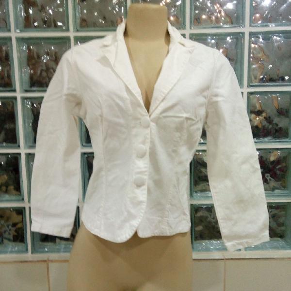 blazer vintage branco