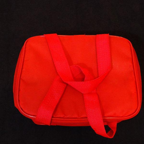 bolsa térmica quadrada vermelha