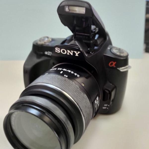 camera digital sony alpha a230 + lente70-300mm f4-5.6 dg