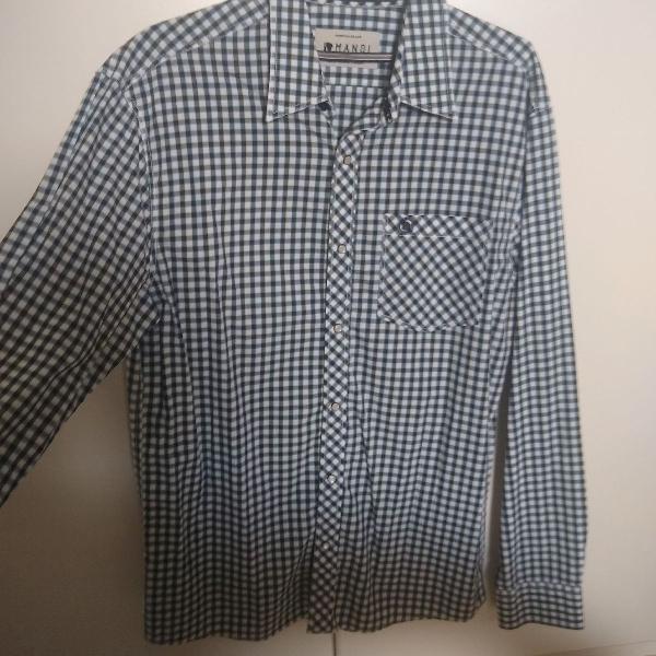 camisa xadrez mandi