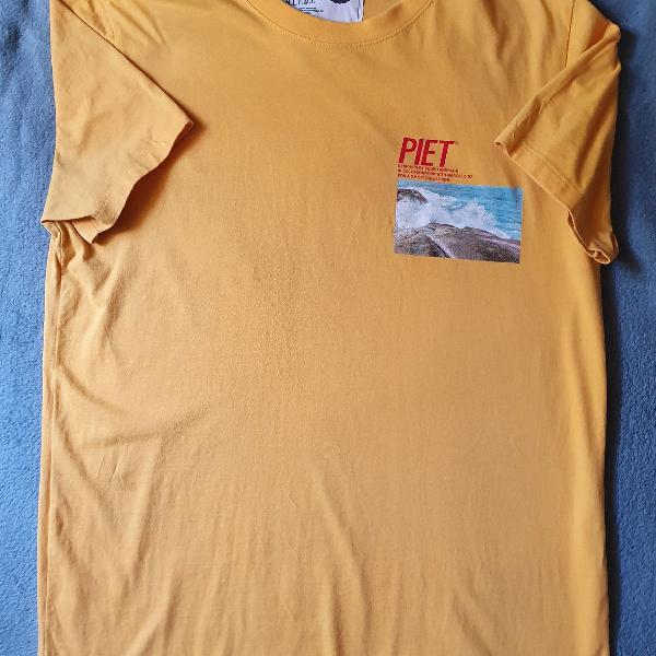 camiseta collab marcelo d2 x piet - feita junto com a