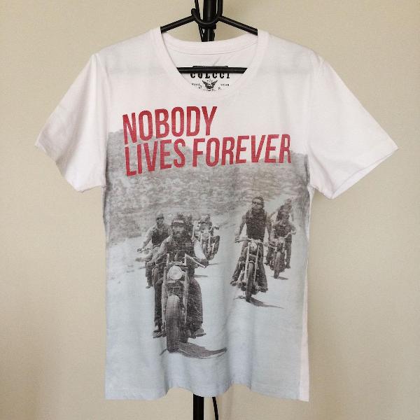 camiseta nobody lives forever