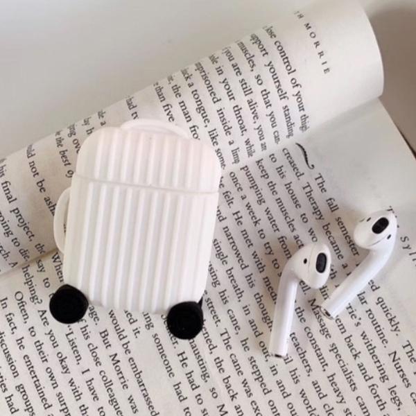 capa para airpods mala branca