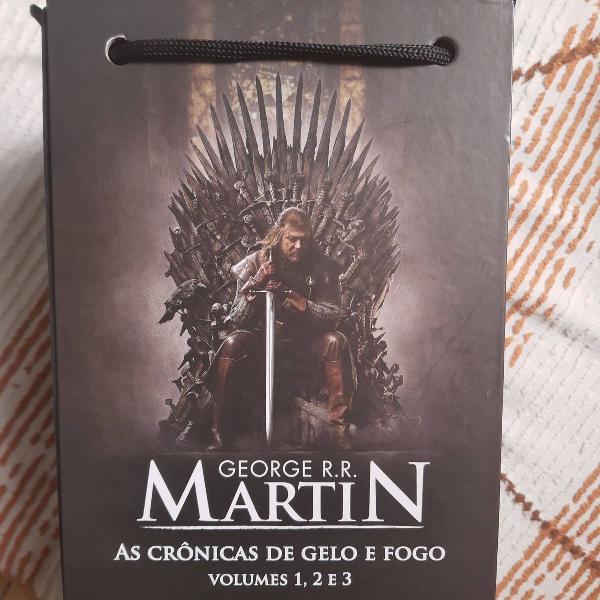 coleção livros game of thrones