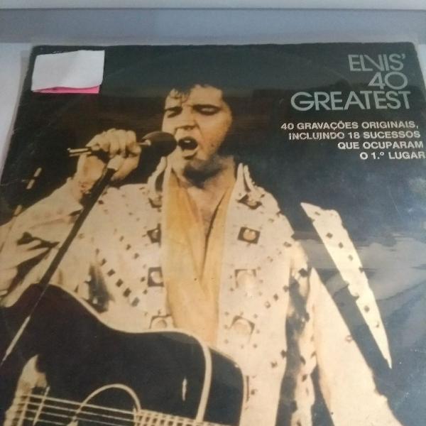 disco de vinil Elvis Presley, LP 40 hits