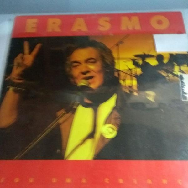 disco de vinil Erasmo, LP ao vivo