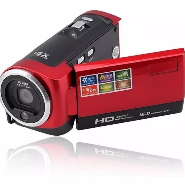 filmadora hd 720p 16mp camera dv dvr 2.7'' lcd 16x zoom
