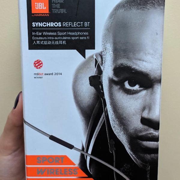 fone jbl sport preto