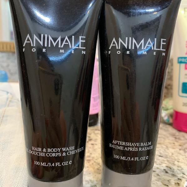 kit shampoo e pós barba animale masculino