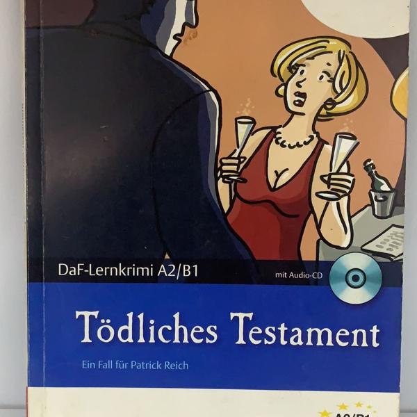 livro em alemão - tödliches testament com cd